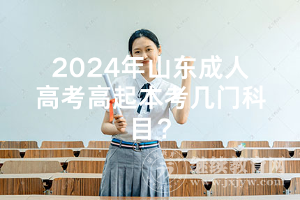 2024年山东成人高考高起本考几门科目？