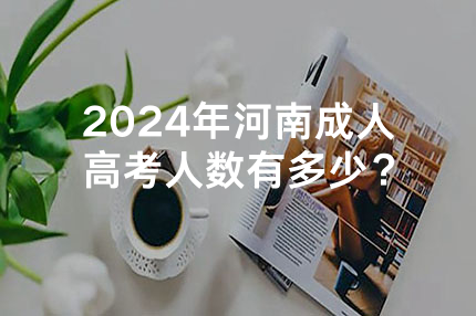 2024年河南成人高考人数有多少？